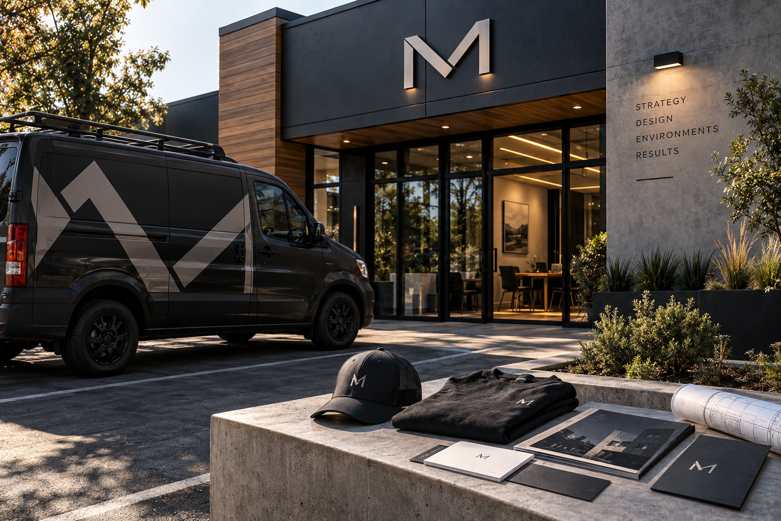 Modern industrial brand environment